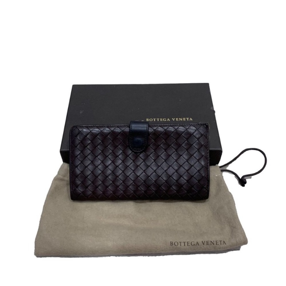 Bottega Veneta Intrecciato Dark Brown Wallet with Coin Purse - Picture 2 of 10